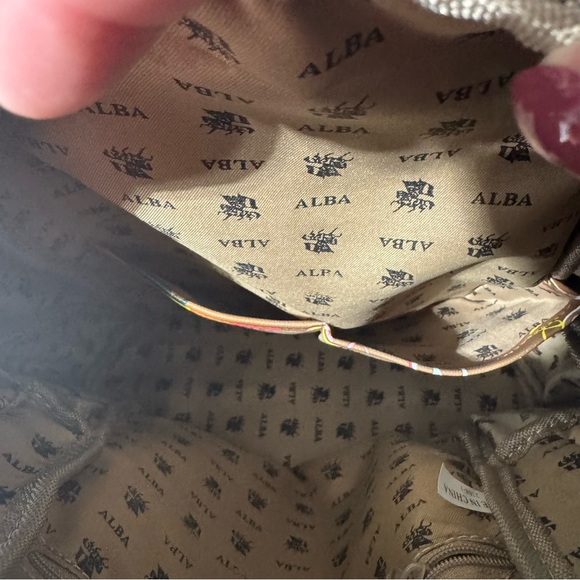 Alba Mini Backpack – NWT – Burnt Orange Graffiti Print - Picture 13 of 16